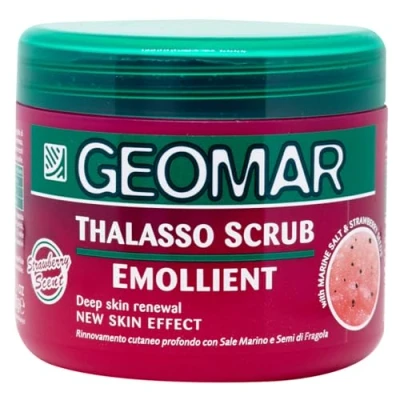 Afbeelding van GEOMAR Thalasso Scrub Peeling Verzachtend met aardbei 600gr.