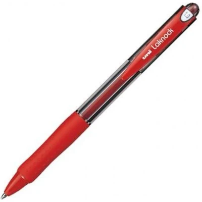 Afbeelding van Boligrafo de tinta líquida Uni Ball Rollerball Laknock SN 100 Rood 0,4 mm (12 Onderdelen)