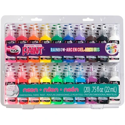 Afbeelding van Tulip Dimensional fabric paint Party 20stuks