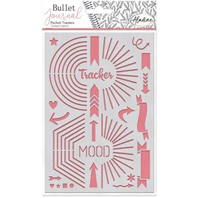 Afbeelding van Aladine Bullet Journal Stencil A5 Mood Tracker