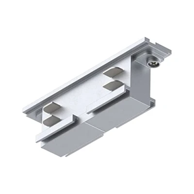 Afbeelding van Paulmann 91367 railsysteem ProRail3 connector lijnconnector 94 x 24,5 mm max. 3.680 W zilveren railsystemen plafondrail metaal, kunststof