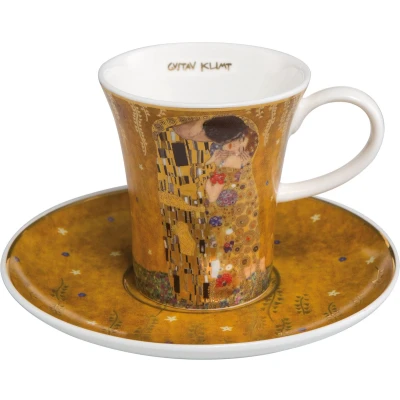 Afbeelding van Gustav klimt: De kus espressokop