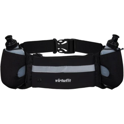 Afbeelding van VirtuFit Bottle Belt 2 x 300 ml Hardloopriem met Drinkflesjes Sport Heupband