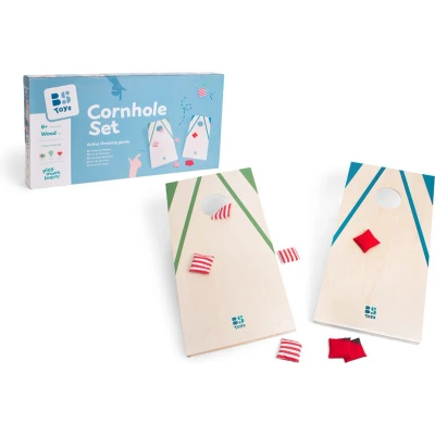 Afbeelding van BS Toys Pittenzak Werpen Cornhole set FSC Hout geschikt vanaf 6 jaar