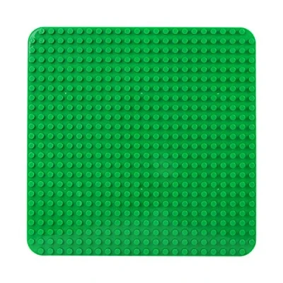 Afbeelding van grote bouwplaat, compatibel met Duplo platen, grondplaat, 38 x cm, platenset voor creatief spelen, educatief speelgoed