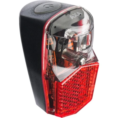 Afbeelding van Axa Run LED achterlicht Compact. spatbordbevestiging. incl batterijen. (werkplaatsverpakking).