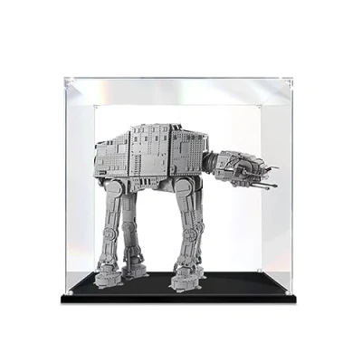 Afbeelding van Acryl vitrine voor Lego Star Wars at Walker 75313 Showcase, bescherm en versier model met stofdichte opslag, cadeau (3 mm transparant)
