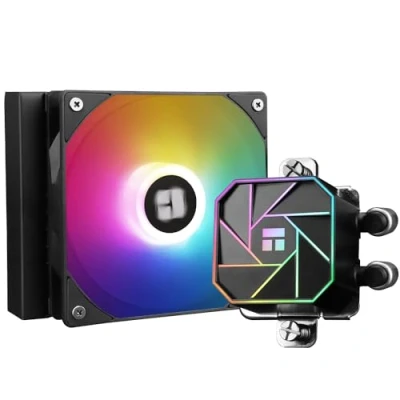Afbeelding van Thermalright AQUA ELITE 120 V3 vloeistof CPU koeler, Aio pompkoptoerental tot 3300 omw/min, TL C12B S V2 PWM ventilator, voor AMD/AM4/AM5, Intel LGA1150/1151/1200/2011/1700, computer koeler