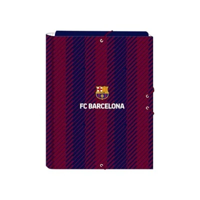 Afbeelding van F.C. Barcelona, 3 kleppen, folio map, ideaal voor kinderen van verschillende leeftijden, comfortabel en veelzijdig, kwaliteit duurzaamheid, 26 x 36,5 cm, marineblauw/granaat,