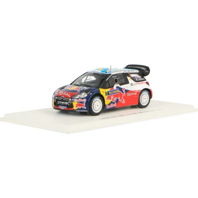 Afbeelding van Citroën DS3 WRC Spark Modelauto 1:43 2011 Sebastien Ogier / Julien Ingrassia Citroen WRT S3301