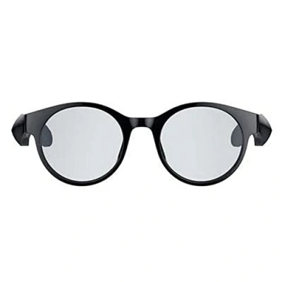 Afbeelding van Razer Anzu Smart Glasses (ronde, grote glazen) Bril met blauwlichtfilter of audiozonnebril (Geïntegreerde microfoon en luidsprekers, Batterijduur van meer dan 5 uur, Waterbestendig) Zwart