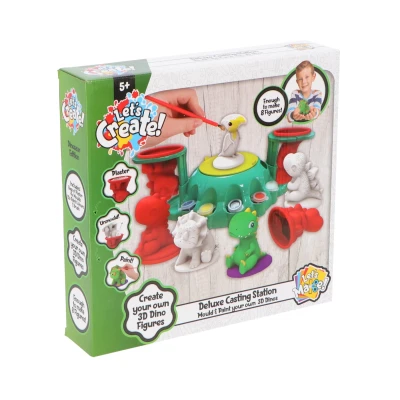 Afbeelding van Sambro Gips Gieten &amp; Schilderen Station 3D Dino&quot;;s