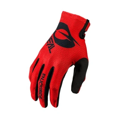 Afbeelding van Oneal Matrix Stacked Motorcross handschoenen, rood, afmeting M voor man