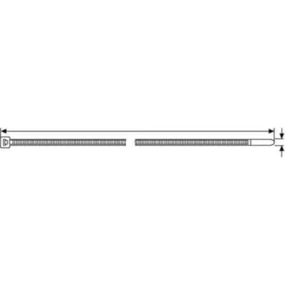 Afbeelding van HellermannTyton 116 01815 T18R PA66 GN C1 Kabelbinder 100 mm 2.50 Groen stuk(s)