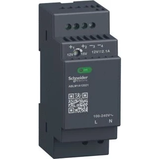 Afbeelding van Schneider electric phaseo voeding ac 100 240v 2 1a schroefaansluiting ip20 hxbxd 91x36x55mm ablm1a12021