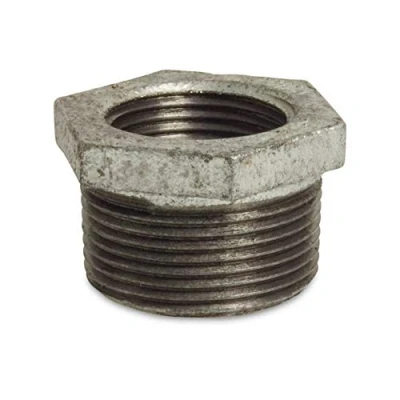 Afbeelding van Schroefdraadfitting tempergietijzer verloopstuk 3/4&quot; AG x 1/2&quot; IG