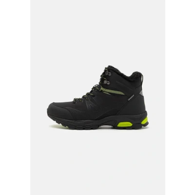 Afbeelding van HI TEC Jackdaw WP Insulated Snowboots, Heren, Maat: 43, Black/lime Textiel/ synthetisch