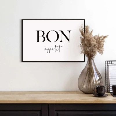 Afbeelding van Reinders! Artprint met lijst Bon appétit