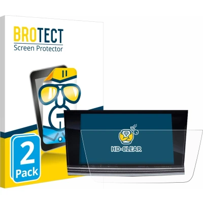 Afbeelding van BROTECT Screenprotector voor Opel Astra 2017 Navi 900 IntelliLink 8&quot; Folie Beschermfolie transparant (2 Stuks)