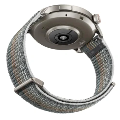 Afbeelding van Amazfit Smartwatch originele reservearmband, 22 mm nylon armband, compatibel Balance, Cheetah Pro, Round, GTR 4, 4 Limited Edition, 3, 3 2, grijs, Normaal, Modern