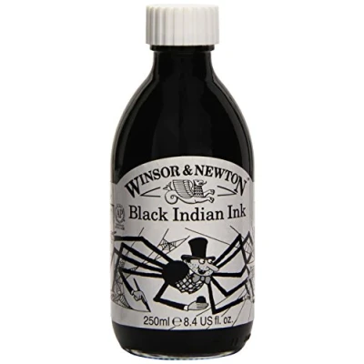 Afbeelding van Winsor &amp; Newton Hobby inkt Oost Indische zwart 250ml