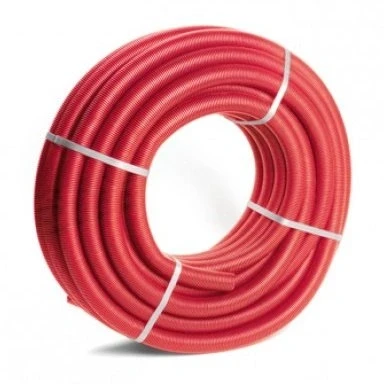 Afbeelding van Rehau 1m rautitan stabil leiding buis 16 2 x 6mm in rode mantelbuis op rol e 100 11322101100