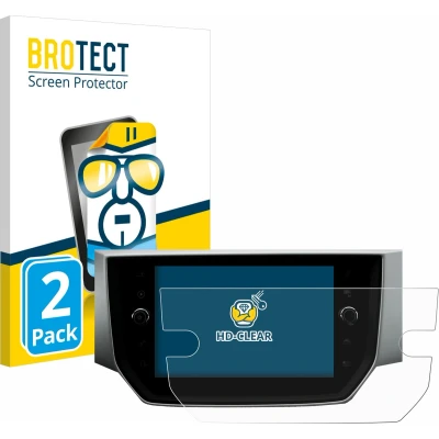 Afbeelding van BROTECT Screenprotector voor Seat Ibiza Media System Pro 8&quot; Folie Beschermfolie transparant (2 Stuks)