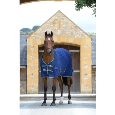 Afbeelding van Weatherbeeta Fleece Cooler Standard Neck Donkerblauw/Grijs/Wit 150/200