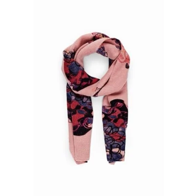 Afbeelding van Desigual Scribble Lacroix Sjaal, Dames, Maat: One Size, Pink glamor