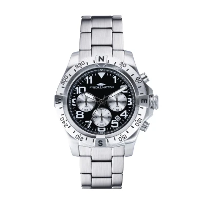 Afbeelding van Fynch Hatton Chronograaf, Heren, Maat: One Size, Silber