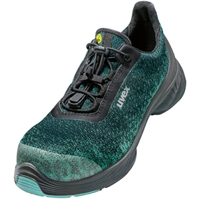 Afbeelding van Uvex heren 1g2 werkschoenen, zwart turquoise., 42 EU