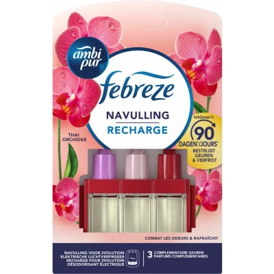 Afbeelding van 7x Ambi Pur 3volution Thai Orchidee Navulling 20 ml