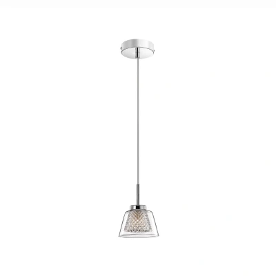 Afbeelding van Nova Luce, Hanglamp, BOCCALE hanglamp G9 chroom 120x12cm dimbaar 1300301301