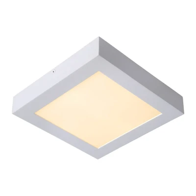 Afbeelding van Lucide BRICE LED Plafonnière Dimb. 1x22W IP44 Wit