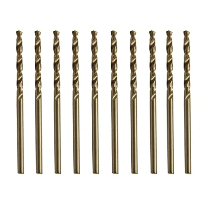 Afbeelding van CEEYSEE 10 stuks 2 mm HSS kobalt boorset M35 metaalboor, spiraalboor, boor voor boren in roestvrij staal, metaal, gietijzer en harde kunststoffen (2 mm)