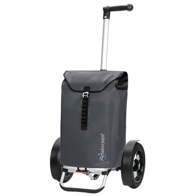 Afbeelding van Andersen Shopper Trolley &#039;Tura&#039; donkergrijs / zwart