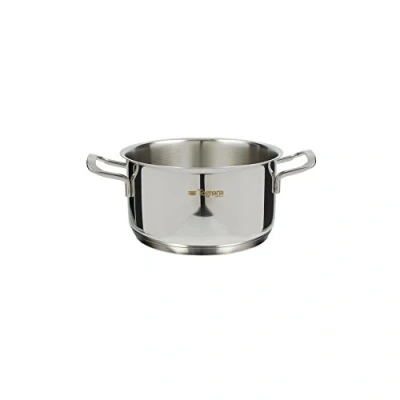 Afbeelding van Tognana Vanitosa braadpan 16 cm met 2 handgrepen, roestvrij staal, zilver