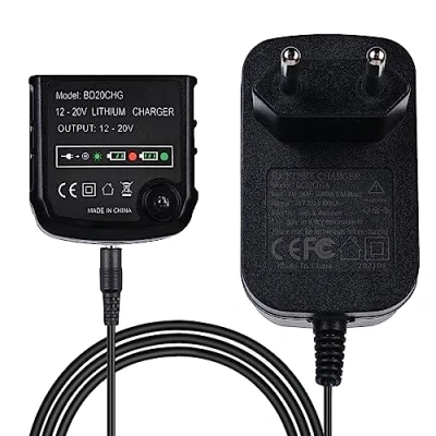 Afbeelding van oplader compatibel met Black &amp; Decker: 18V/20V lithium accu voor Decker 10,8V/14,4V/18V/20V Serise LBXR20 OPE LB20 LBX20 LBX4020 LBXR2020 LB2X3020