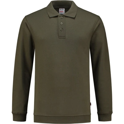 Afbeelding van Tricorp 301005 Polosweater Boord Legergroen 7XL