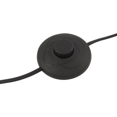 Afbeelding van Lindby Vloerlamp Kaida, zwart, metaal