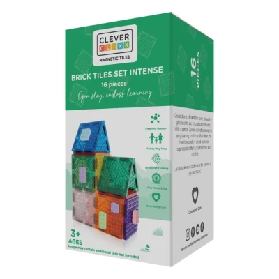 Afbeelding van Brick Tiles Pack Intense 16 Stuks Speelgoed +3 jaar