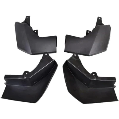 Afbeelding van 4 stuks auto spatlappen Voor Land Rover Discovery 3 2004 2009 LR3, rubberen beschermers achter, spatwaterdicht Waterdicht Beschermt Spatbord Achter