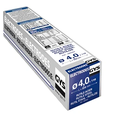Afbeelding van GYS Laselektroden rutiel 4,0x350mm staal 110 stuks