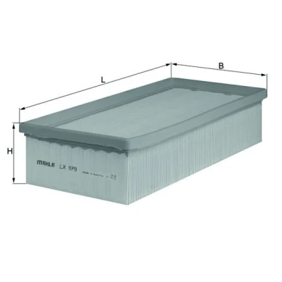 Afbeelding van Knecht Luchtfilter LX 979