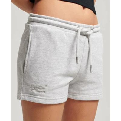 Afbeelding van Superdry Vintage LOGO Embroidered Trainingsbroek, Dames, Maat: 36, Glacier grey marl