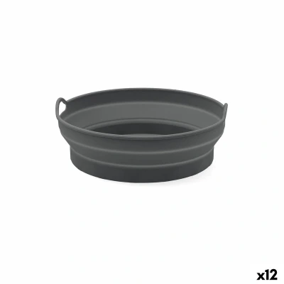 Afbeelding van Opvouwbaar siliconen mandje voor airfryer Quid Naturalia 20 x 7 cm (12 Stuks)