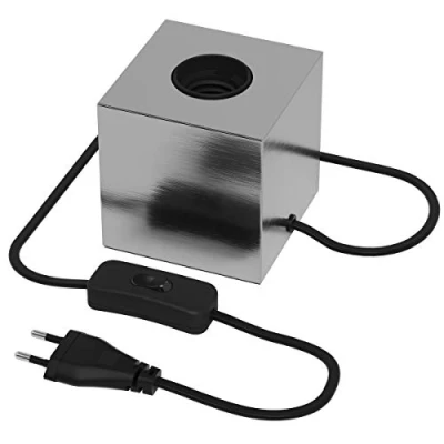 Afbeelding van Lampvoet Calex (Tot 40W, Satijn nikkel)