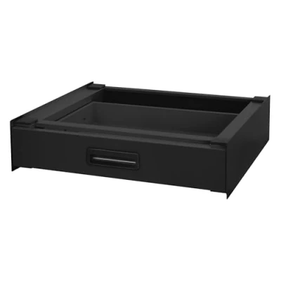 Afbeelding van Wasmachine Aansluitframe met Lade 60x55 cm Wit Staal ML Design