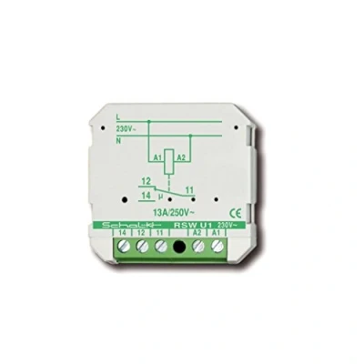 Afbeelding van Schakelrelais 230V AC, 1 wisselaar (UP) SCHALK RSW U1 (230V AC)