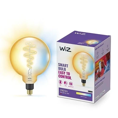 Afbeelding van WiZ Giant Filament Slimme LED Verlichting Warm tot Koelwit Licht E27 25W Goud Wi Fi